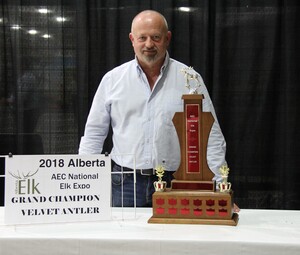 Alberta Elk Commission - 2018 Grand Champion Velvet Antler